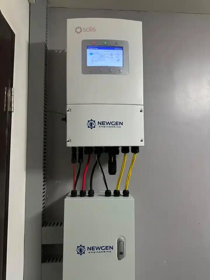 Newgen Solis inverter installation at Deca Homes Iloilo