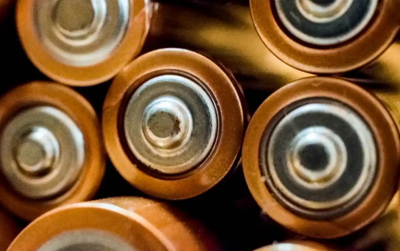 Close-up of battery cells representing reliable stored electrical energy